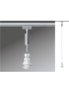 Paulmann 976.51 URail LED Basis Pendel 1x5,5W E27 230V Decken Leuchte Lampe Chrom matt