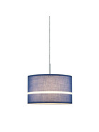 Paulmann 603.24 DecoSystems Stoffschirm Tessa Blau max. 50W Durchmesser 25cm exkl. Leuchtmittel