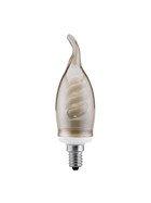 10 x Paulmann 880.70 Energiesparlampe Kerze Cosy 7W E14 warmweiss gold