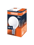 Osram 008486 Backofenlampe E14-Sockel 40 Watt Matt Leuchtmittel Warmweiß (2700K)