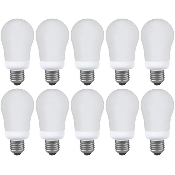 10 x Paulmann 890.11 AGL Energiesparlampe 11W Warmweiss E27