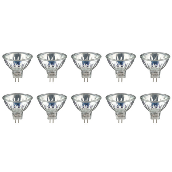 10 x Paulmann 800.28 Halogen Reflektor Cool Beam 28W GU5,3 Silber