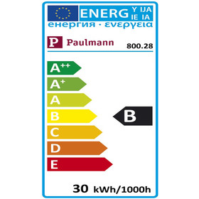 10 x Paulmann 800.28 Halogen Reflektor Cool Beam 28W GU5,3 Silber