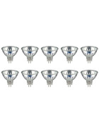10 x Paulmann 800.28 Halogen Reflektor Cool Beam 28W GU5,3 Silber