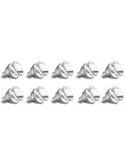 10 x Paulmann 838.09 5W GU4 Warmweiß Halogen Reflektor MR11 Silber Leuchtmittel dimmbar