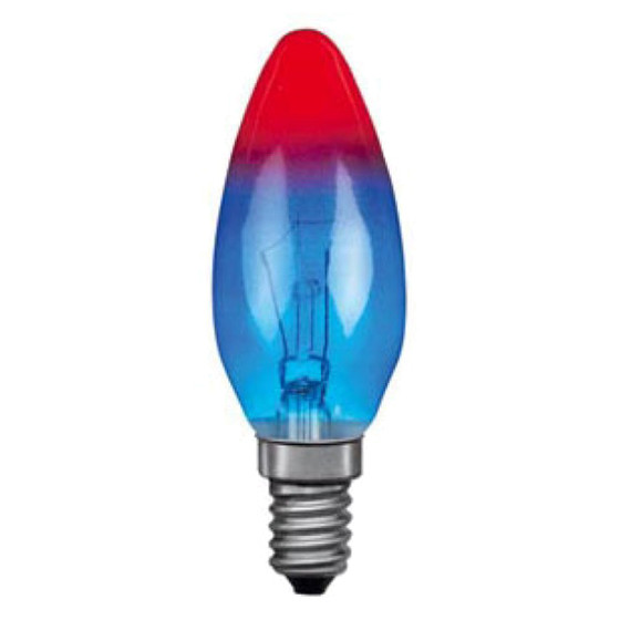 10 x Paulmann 402.25 Glühbirne Kerze 25W E14 blau rot