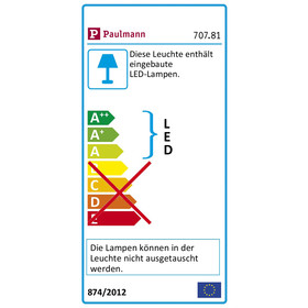 Paulmann 707.81 WallCeiling Serra LED Deckenlampe Neutralweiß 35W 230V Deckenleuchte