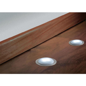 5 x Nice Price 3630 Bodeneinbauleuchten Set LED 3x0,3W satin inkl. Leuchtmittel