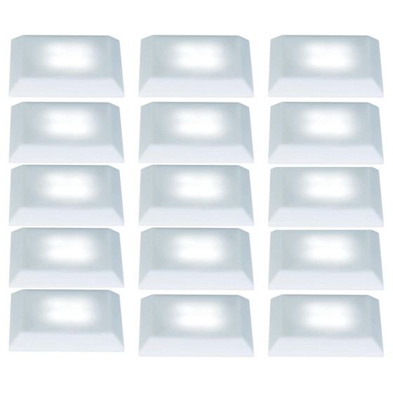 5 x Nice Price 3629 Bodeneinbauleuchten Set LED 3x0,3W satin inkl. Leuchtmittel