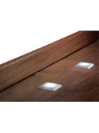 5 x Nice Price 3629 Bodeneinbauleuchten Set LED 3x0,3W satin inkl. Leuchtmittel