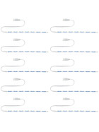 10 x Paulmann 707.03 LED Stripe Band 1,5 W Blau/Weiss 30cm USB-Anschluss