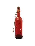 4 x EGLO Solarflasche 48607 Rot 6x,06W LED 29 cm lang Warmweiß Dekoration