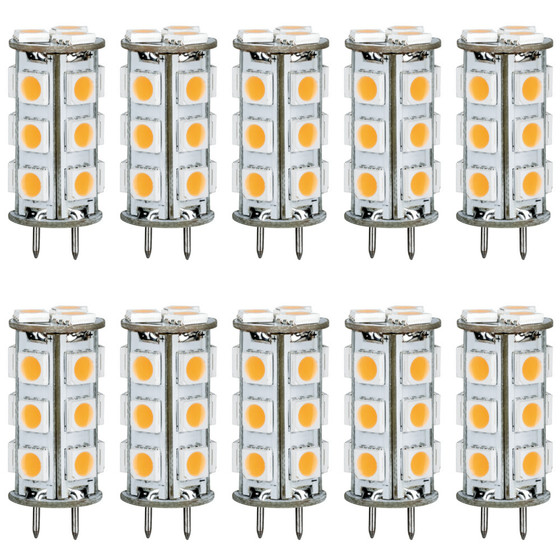 10 x Paulmann 282.77 LED Stiftsockel Strahler Spot Lampe 2,5W Warmwei GY6,35
