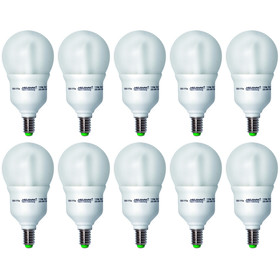 10 x MEGAMAN MM44002 Energiesparlampe Classic 11W E14 Warmweiß Dimmbar 230V
