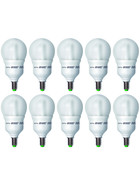 10 x MEGAMAN MM44002 Energiesparlampe Classic 11W E14 Warmweiß Dimmbar 230V