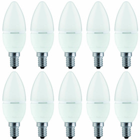 10 x Paulmann 281.58 LED Quality Kerze 4W=22W Warmweiß E14 230V Leuchtmittel