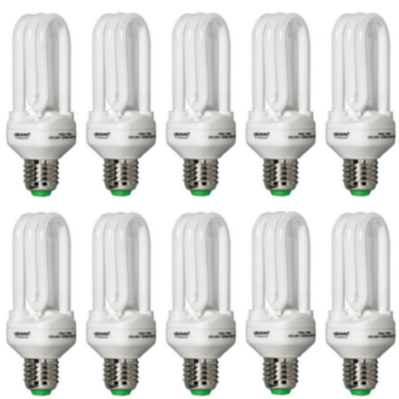 10 x MEGAMAN MM35612 Energiesparlampe Professional 15W E27 warmweiß Leuchtmittel
