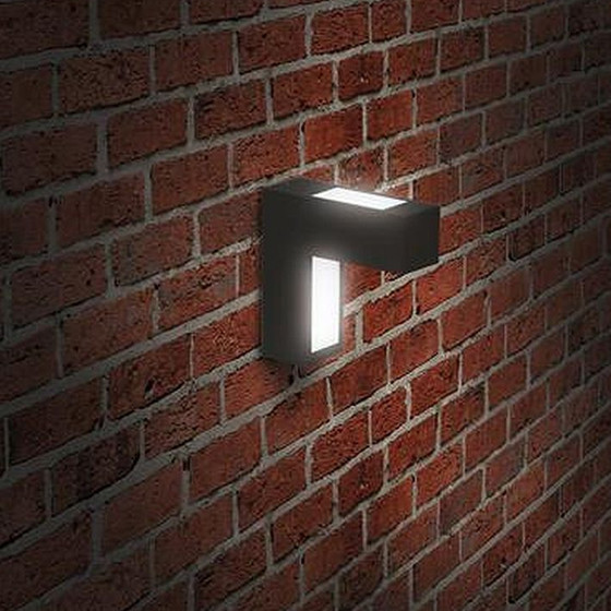 10 x Ranex 5000.445 PORTO 4W LED Wandleuchte Schwarz IP54 inkl. Leuchtmittel