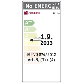 Paulmann 281.18 LED Basis Sockelset 3W E27 Warmweiß