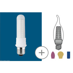 Paulmann 281.18 LED Basis Sockelset 3W E27 Warmweiß