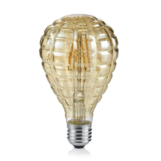 Trio Leuchten 903-479 LED Vintage Filament E27 4W braun Tropfen Warmweiß 2700K