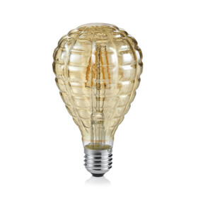 Trio Leuchten 903-479 LED Vintage Filament E27 4W braun Tropfen Warmweiß 2700K