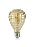 Trio Leuchten 903-479 LED Vintage Filament E27 4W braun Tropfen Warmweiß 2700K