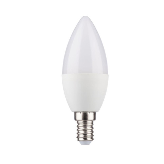 Mller Licht 400017 LED Kerzenform Leuchtmittel 3 W Warmweiss E14 Weiss