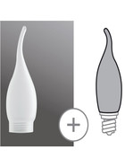 Paulmann 875.90 Deco Minihalogen Cosy Satin Kerzenglas 87590