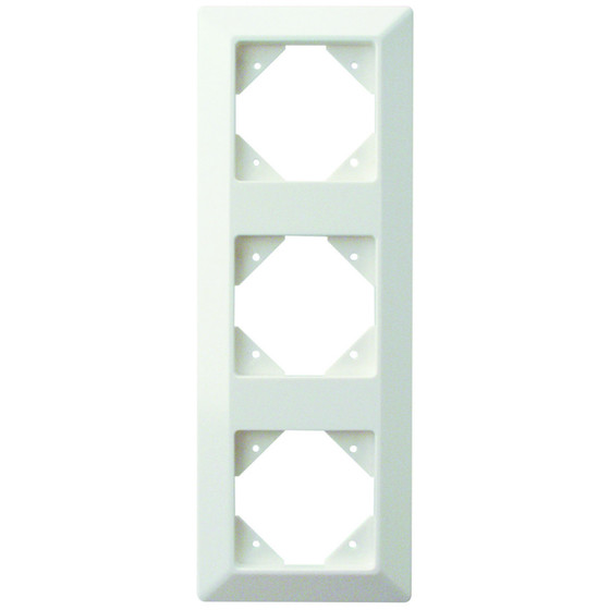 2 Fach Abdeckrahmen Düwi Rev Standard Quadro Polarweiß 