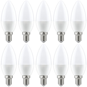 10 x Paulmann 282.91 LED Kerze opal matt 4W Leuchtmittel...