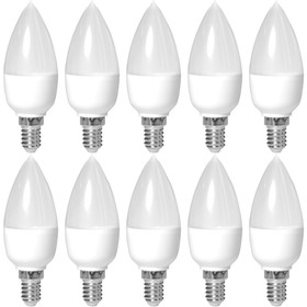 10 x Müller Licht 400023 LED Kerzenform 5,5W (40W)...