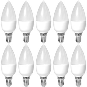 10 x Müller Licht 400023 LED Kerzenform 5,5W (40W)...