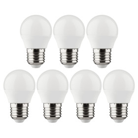 7 x MÜLLER-LICHT 400317 LED Leuchtmittel Tropfenform E27 5,5W=40W Weiß Warmweiß
