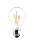 4 x Müller Licht 400013 LED Birnenform Filament 4W=40W E27 470lm 2700K klar Glas