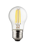 4 x MÜLLER-LICHT 400223 Retro-LED Lampe Filament Miniglobe 4W=40W Glas E27 Weiß