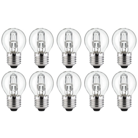 10 x Luminizer 3055 Classic Halogen G45 E27 28W=34W dimmbar warmweiss