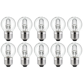 10 x Luminizer 3055 Classic Halogen G45 E27 28W=34W...