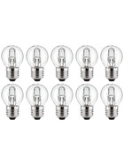 10 x Luminizer 3055 Classic Halogen G45 E27 28W=34W dimmbar warmweiss