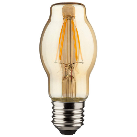 4 x MÜLLER-LICHT 400212 Retro-LED Lampe Vintage Glas 7W=51W E27 Gold Dimmbar