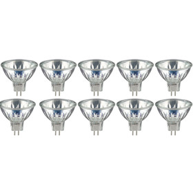 10 x Paulmann 830.56 Halogen Reflektor 50W GU5,3 Warmweiß Leuchtmittel