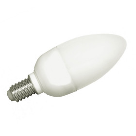 Negawatt NW6205ASP Energiesparlampe Kerze 5W Lampe E14 Leuchtmittel Warmweiß 230V
