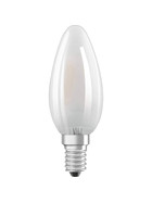 Osram LED Leuchtmittel Lampe Filament Kerze 4W=40W E14 Matt Warmweiß (2700K)