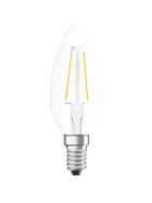 Osram LED Leuchtmittel Lampe Filament Kerze E14 2,5W=25W Warmweiß (2700K) 250lm