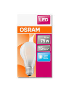 Osram LED Retrofit Classic A75 Filament Lampe E27 Leuchtmittel 8W Kaltweiß Matt
