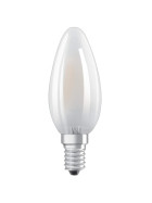 2er Set Osram LED Kerze Star B40 Filament E14 Lampe 4W Leuchtmittel matt Warmweiß