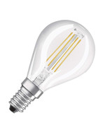 Osram LED Retrofit Classic P40 Filament Lampe E14 Leuchtmittel 4W Warmweiß klar