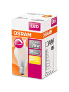 Osram LED Superstar Classic A75 Lampe E27 Leuchtmittel 8,5W Warmweiß Matt Dimmbar