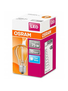 Osram LED Filament Lampe Star Classic A75 E27 Leuchtmittel 8W Kaltweiß klar