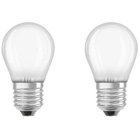 2er Set Osram LED Star Classic P40 Filament Lampe E27...